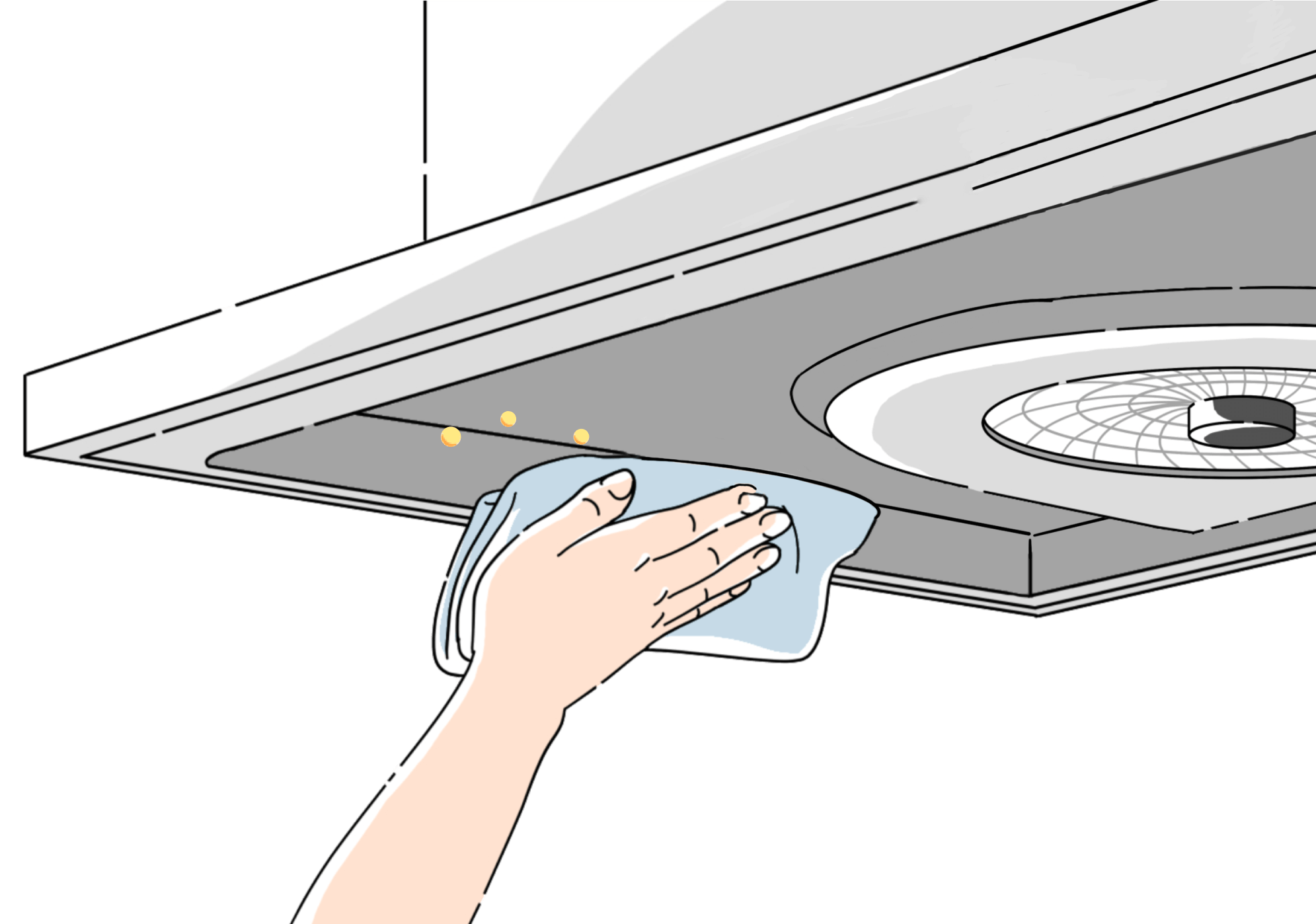 Oil Repellent Coating For Wiping Area