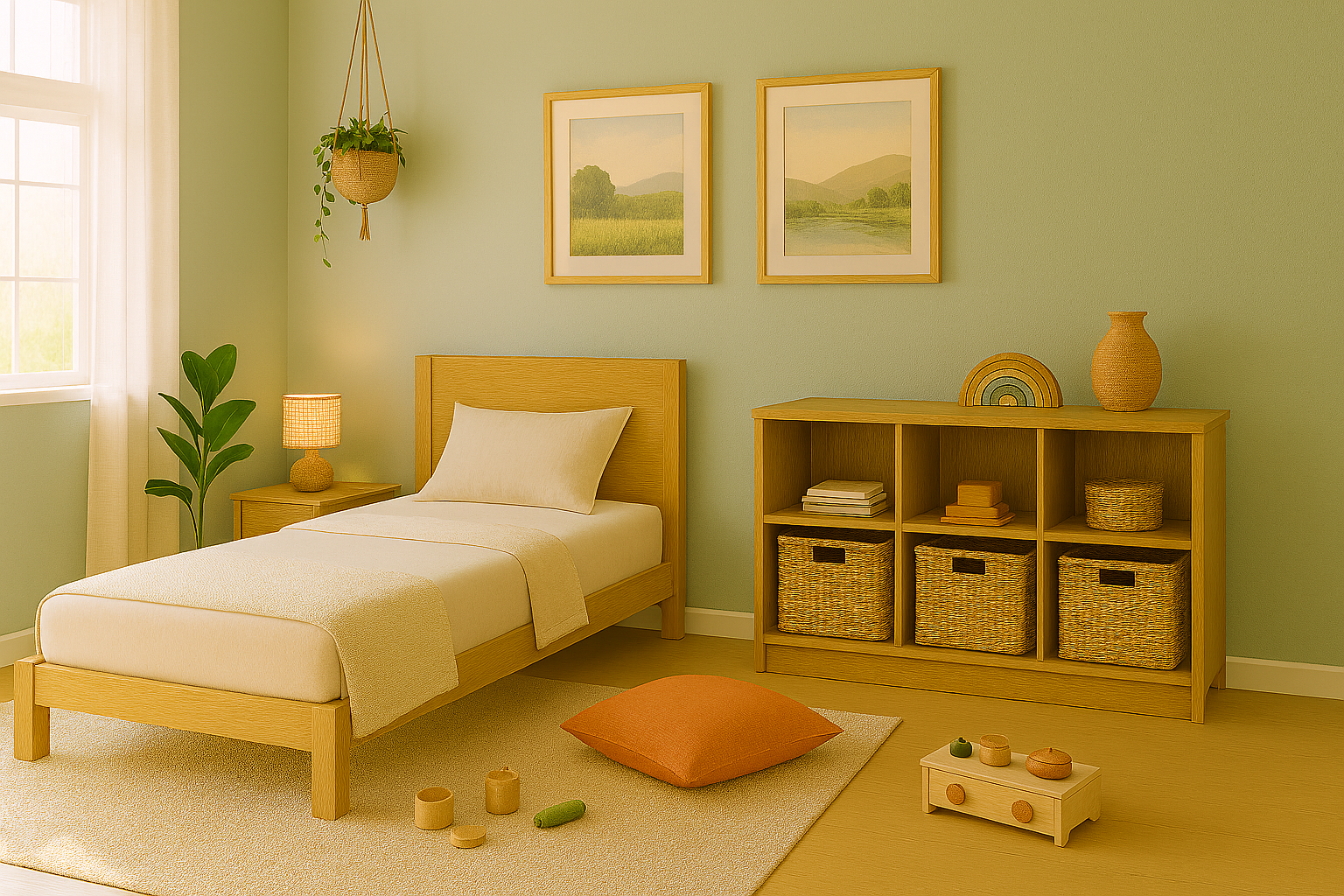 Calming Green Japandi Kids Room.png