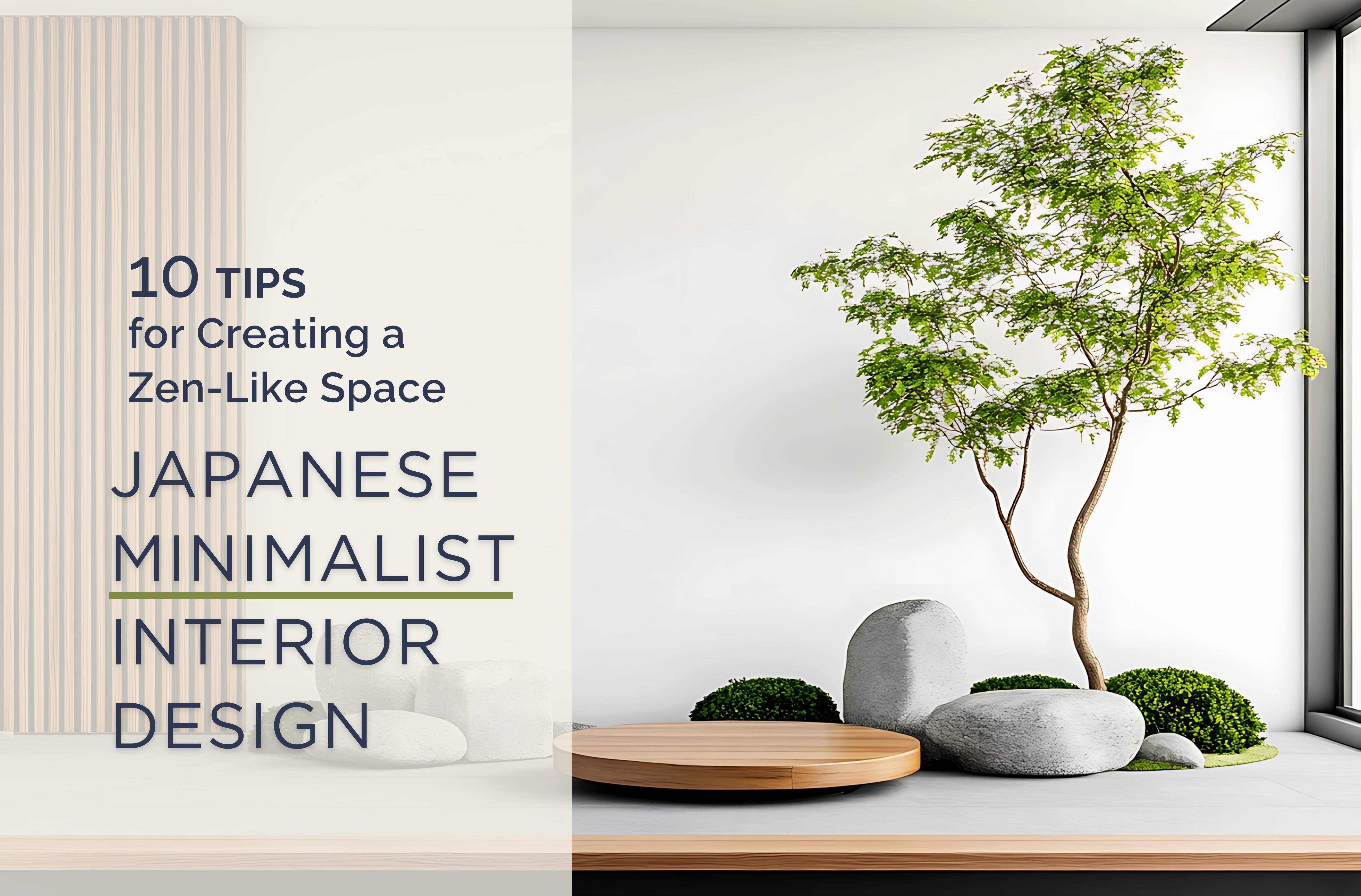 10 Tips for Creating a Zen-Like Space with Japanese Minimalist Interior Design