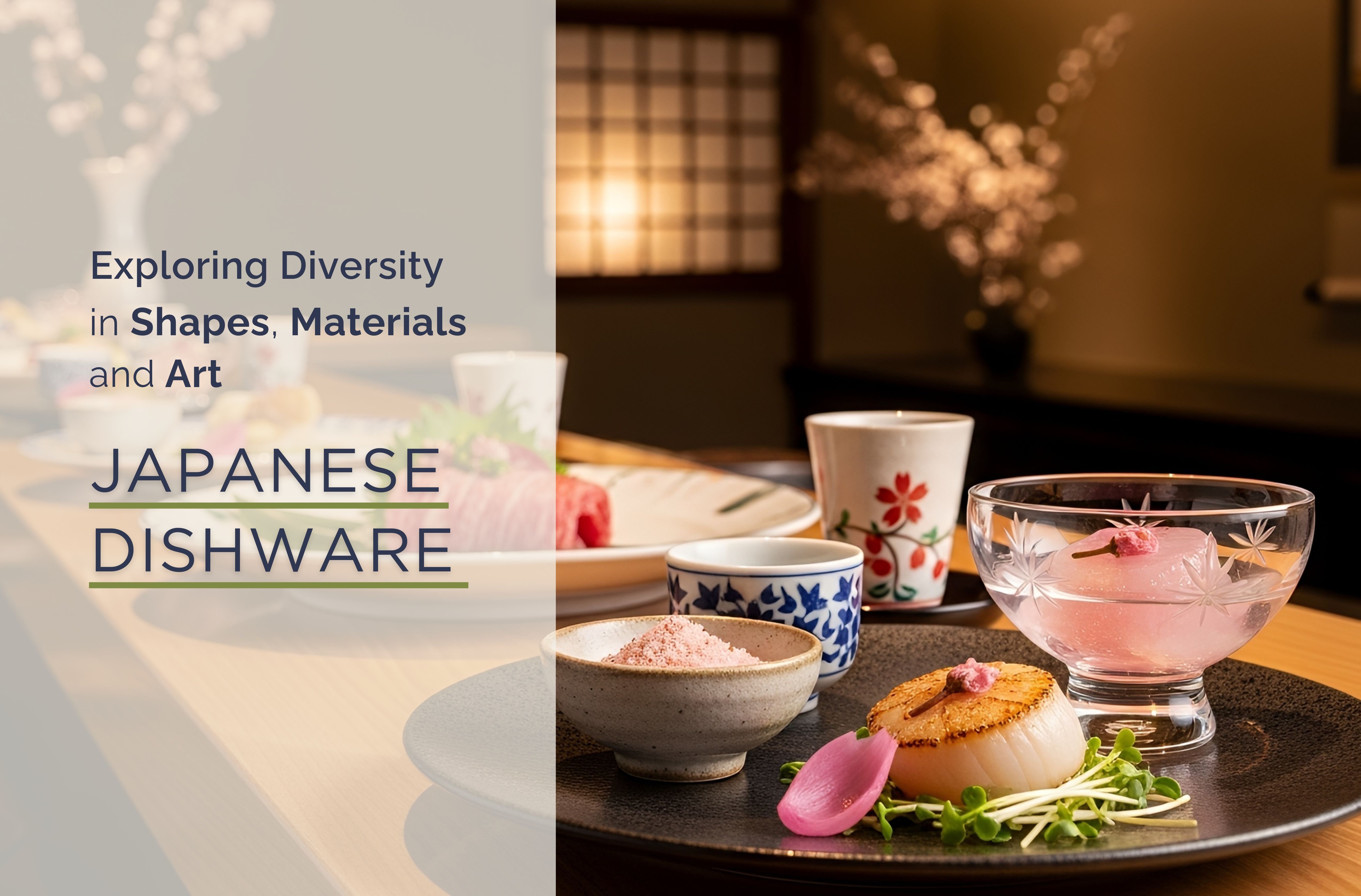 Exploring Japanese Dishware: Diversity in Shapes, Materials, and Art