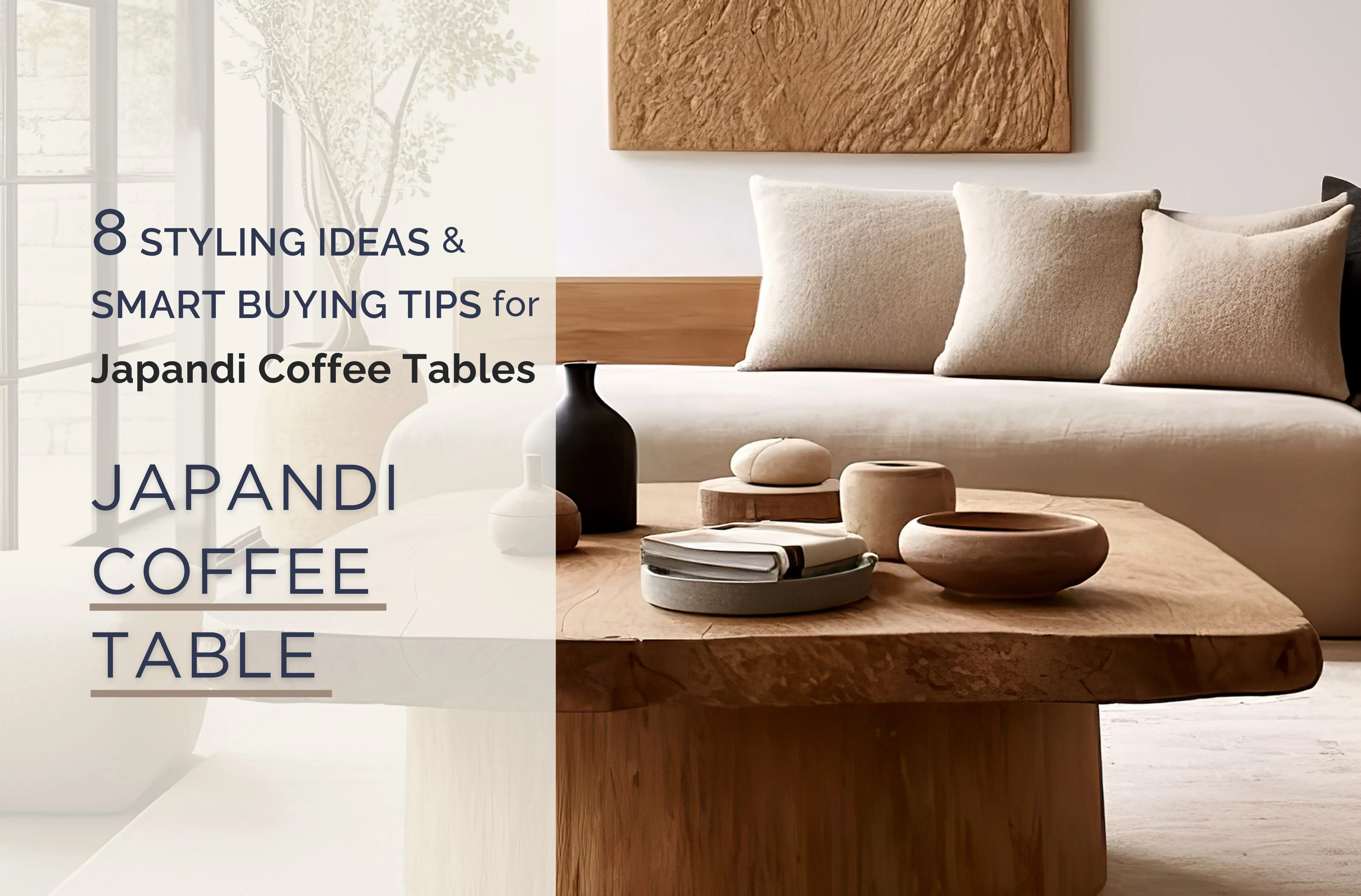 Japandi Coffee Tables: 8 Stylish Ideas & Smart Buying Tips for a Minimalist Home