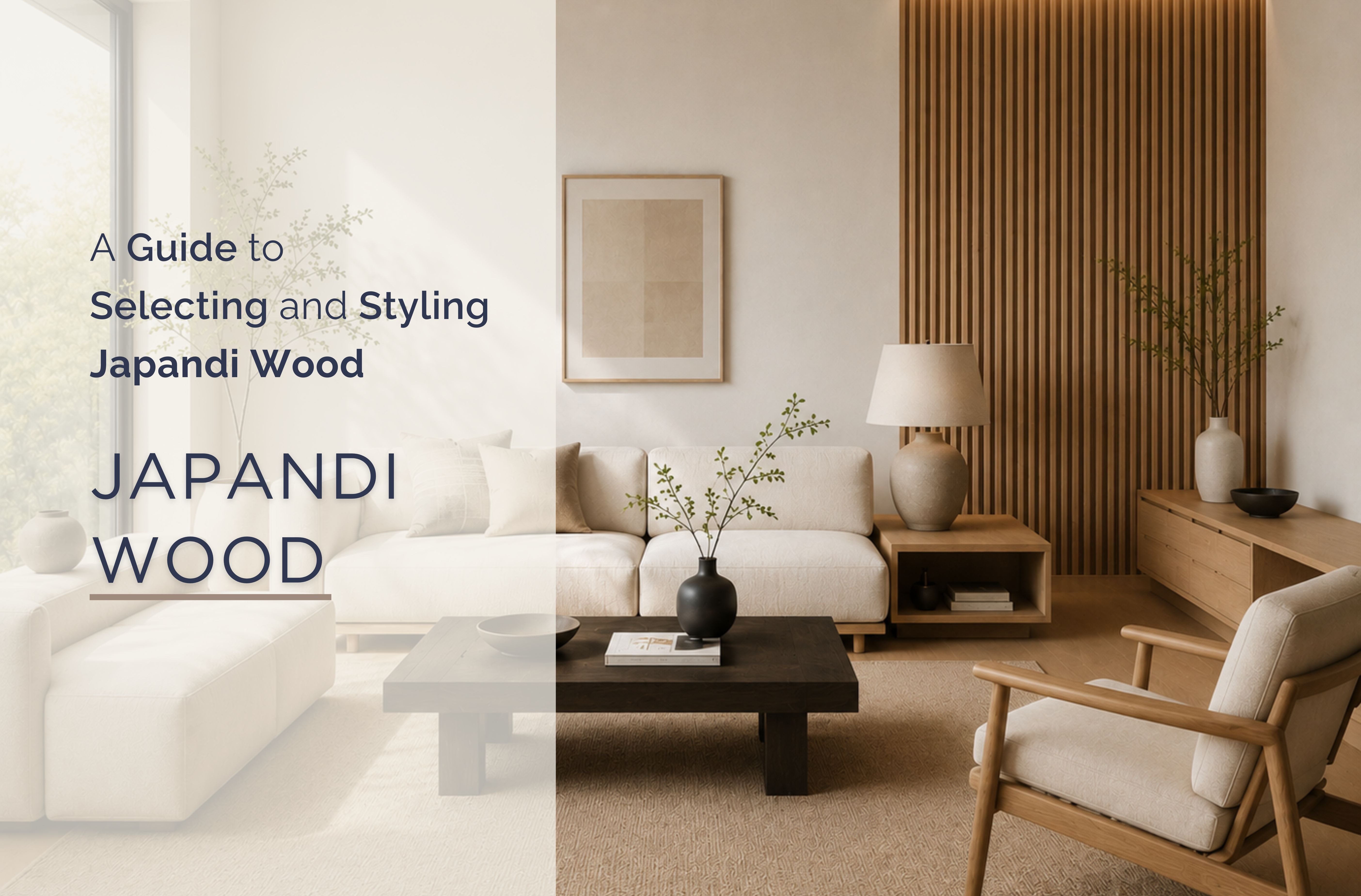 A Guide to Selecting and Styling Japandi Wood