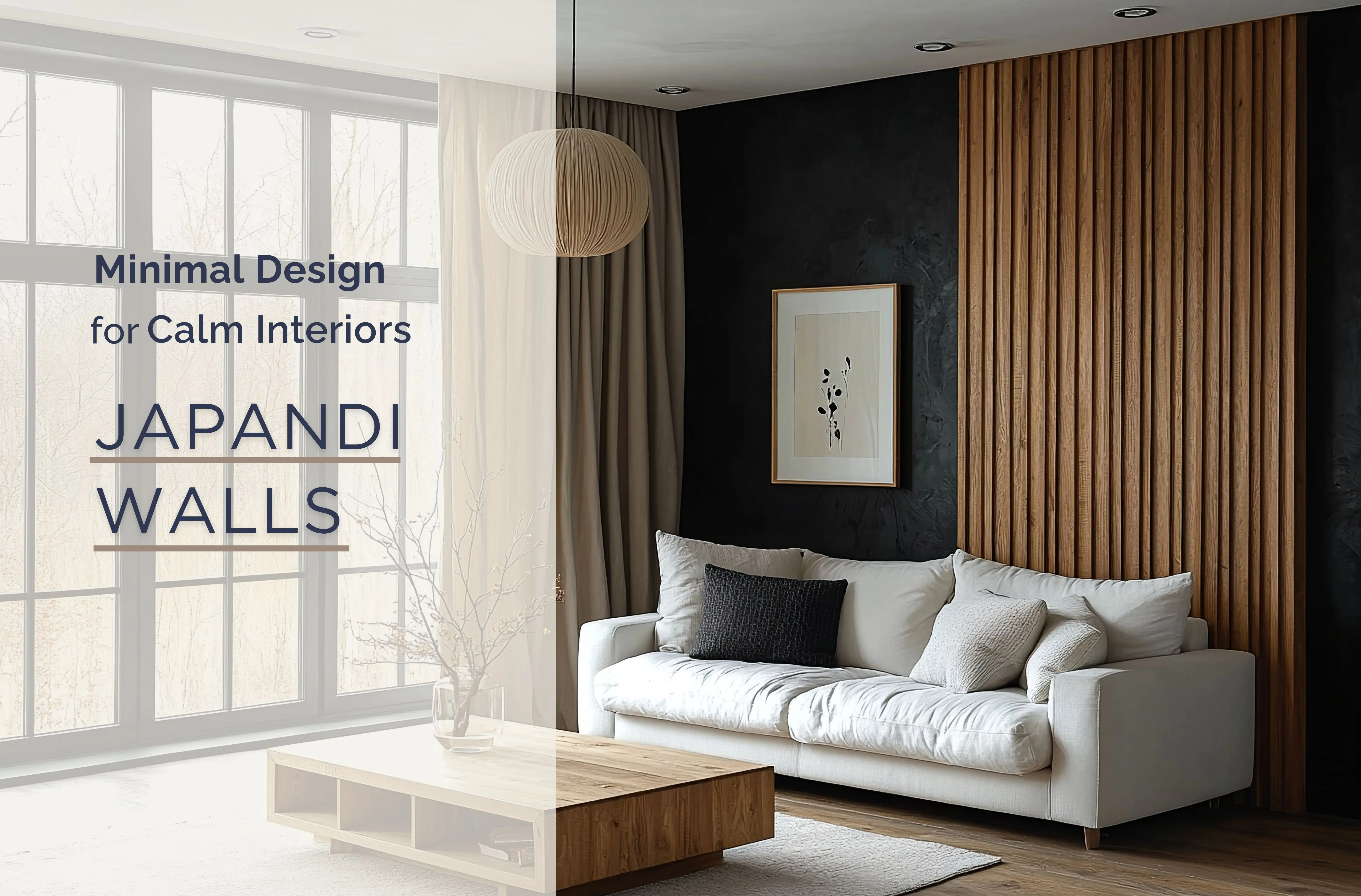 Japandi Walls: Minimal Design for Calm Interiors