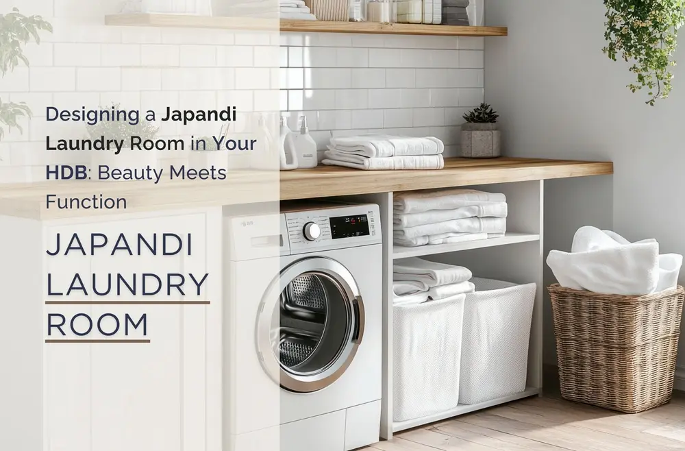 Designing a Japandi Laundry Room in Your HDB: Beauty Meets Function