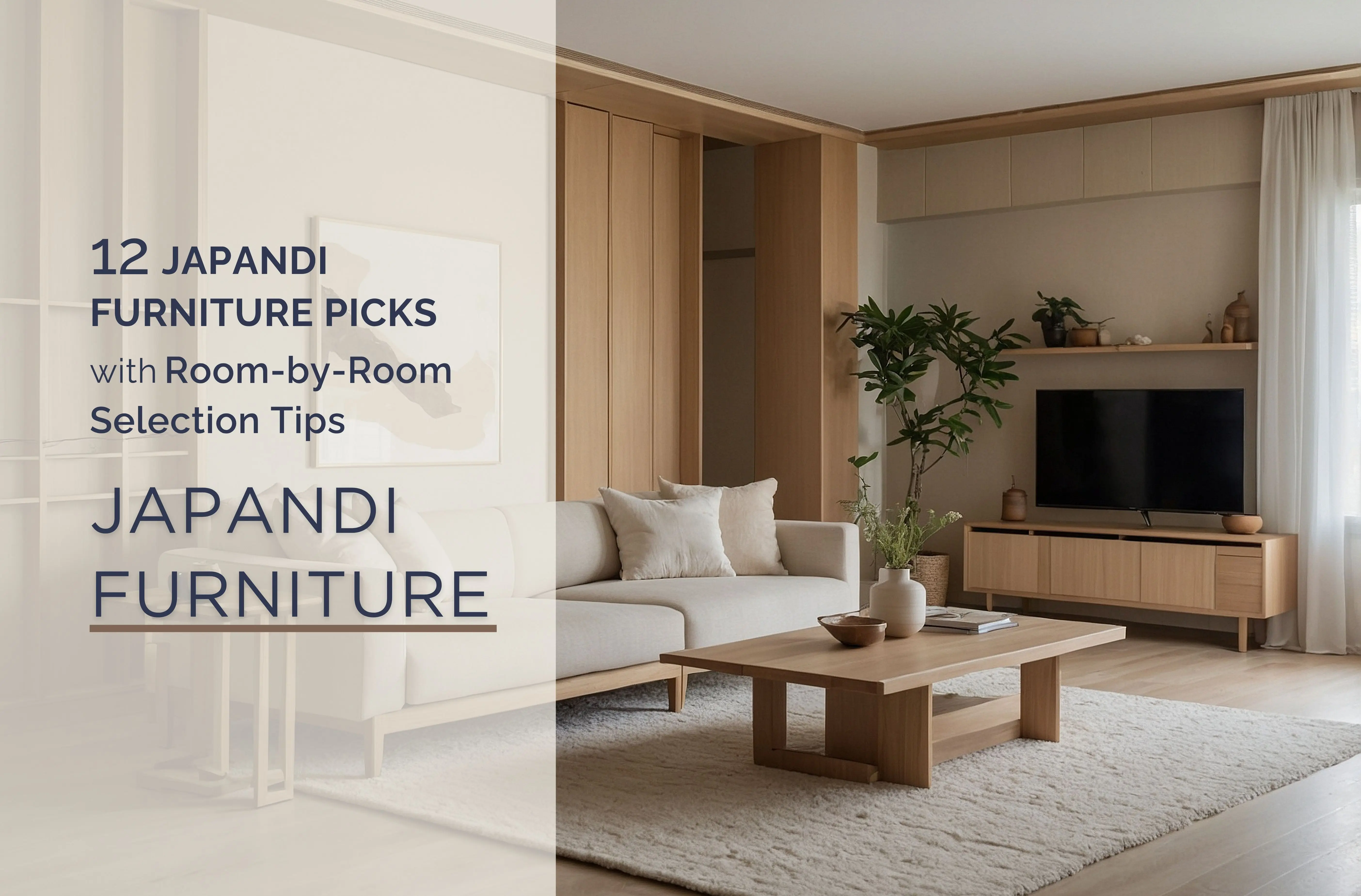 12 Japandi Furniture Picks with Room-by-Room Selection Tips