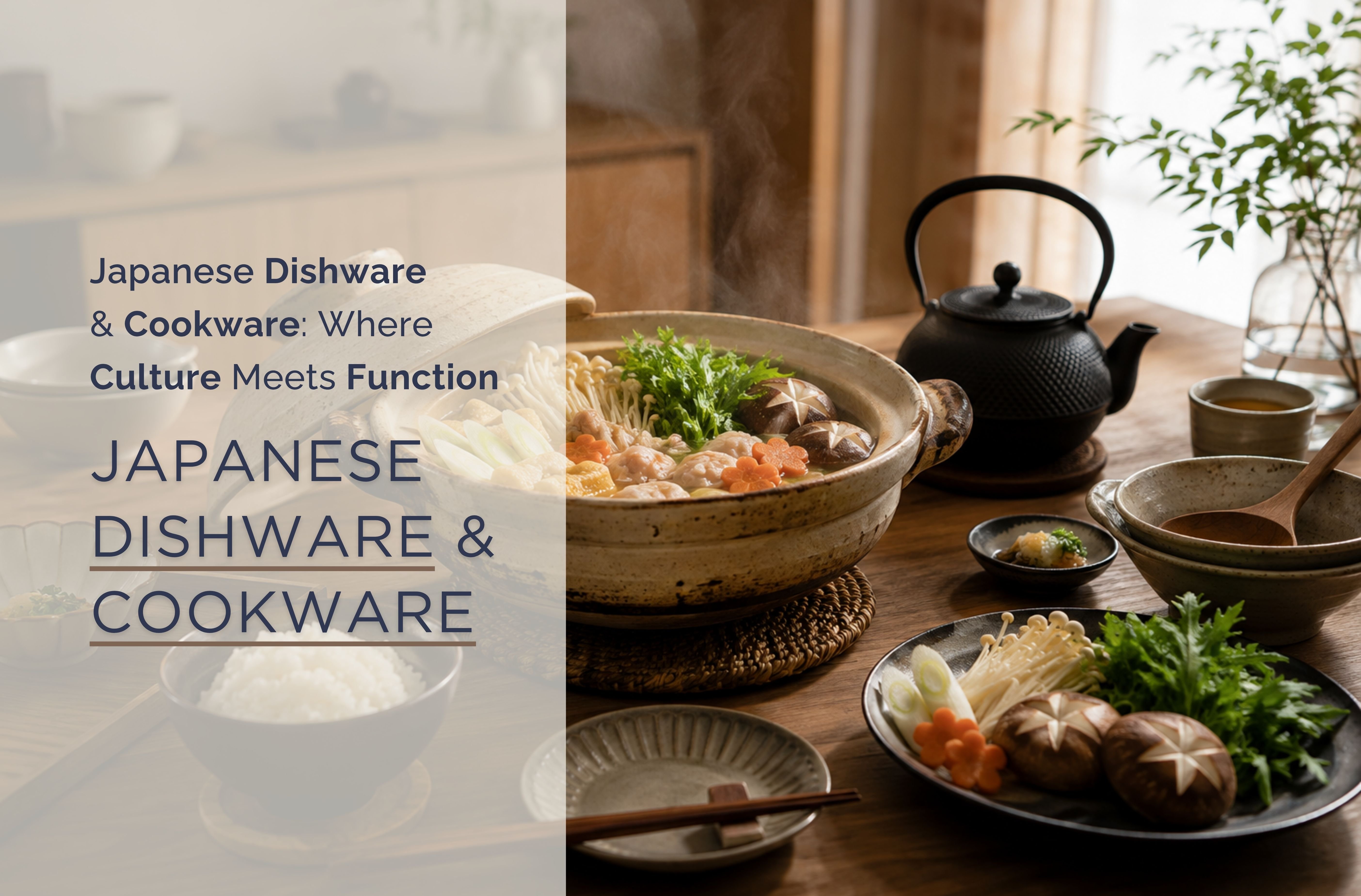 Japanese Dishware & Cookware: Where Culture Meets Function