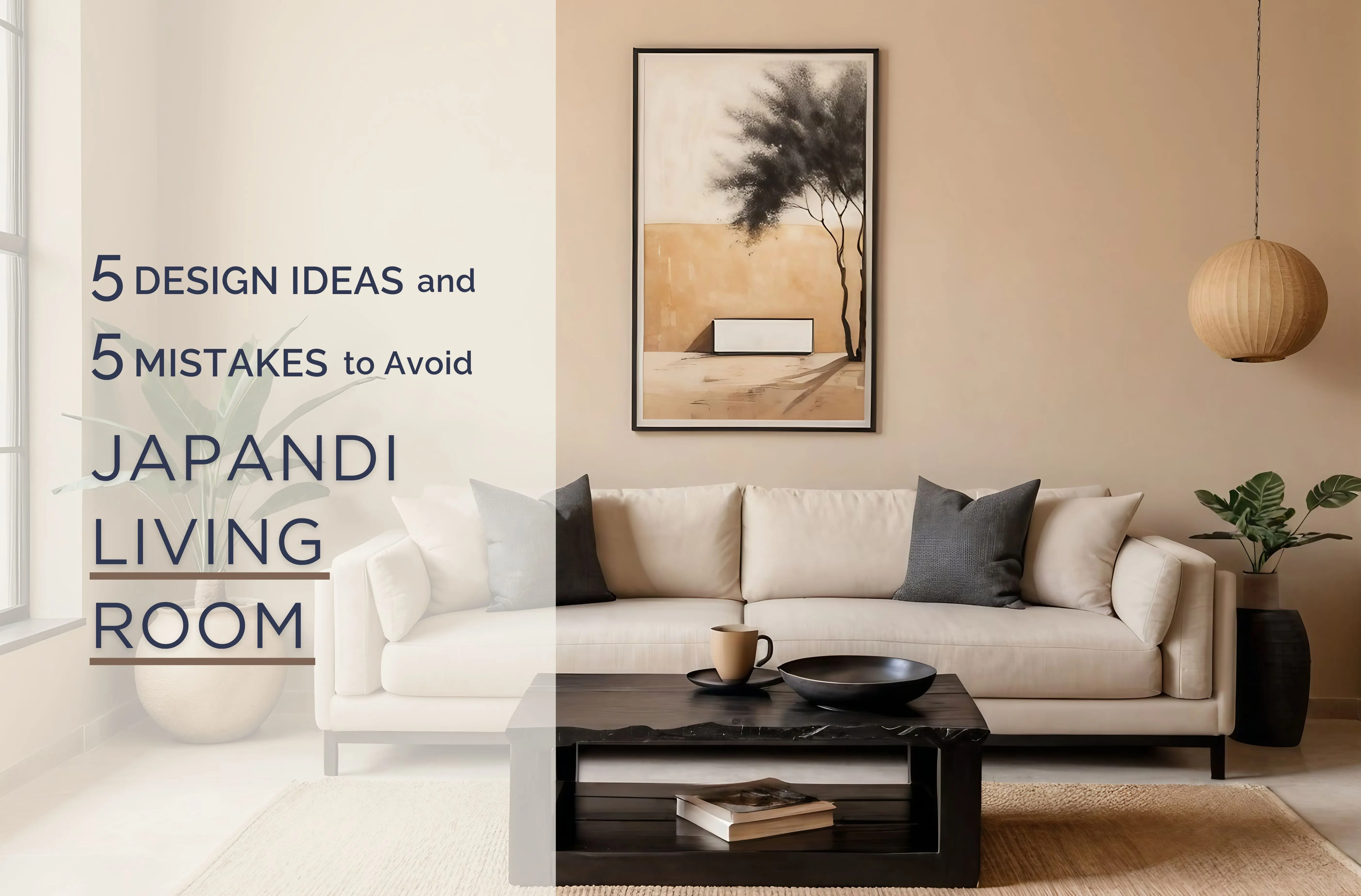5 Stunning Japandi Living Room Ideas And 5 Common Mistakes to Avoid