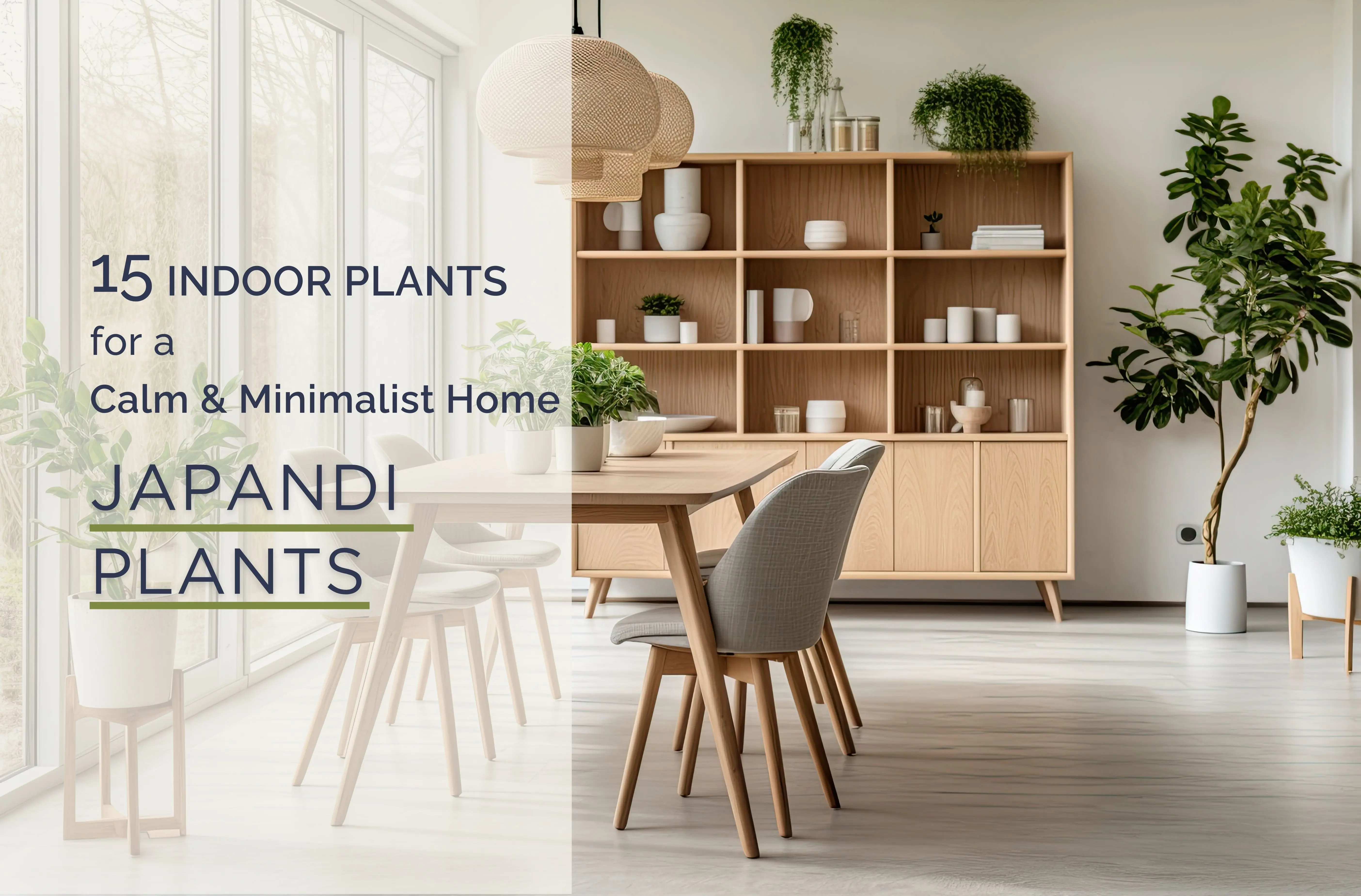Japandi Plants: 15 Indoor Plants for a Calm and Minimalist Home