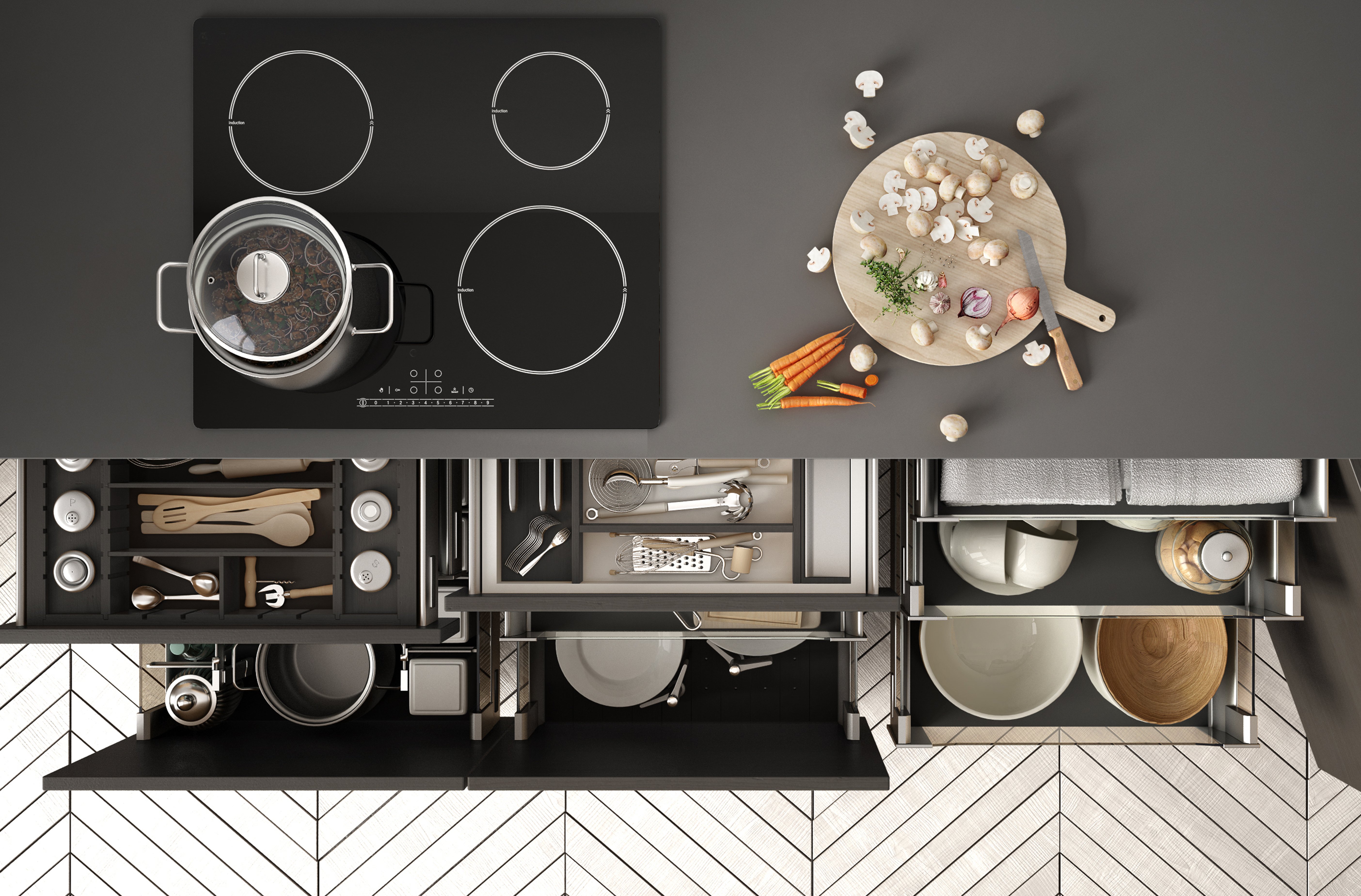  Ideas for a smart kitchen storage system