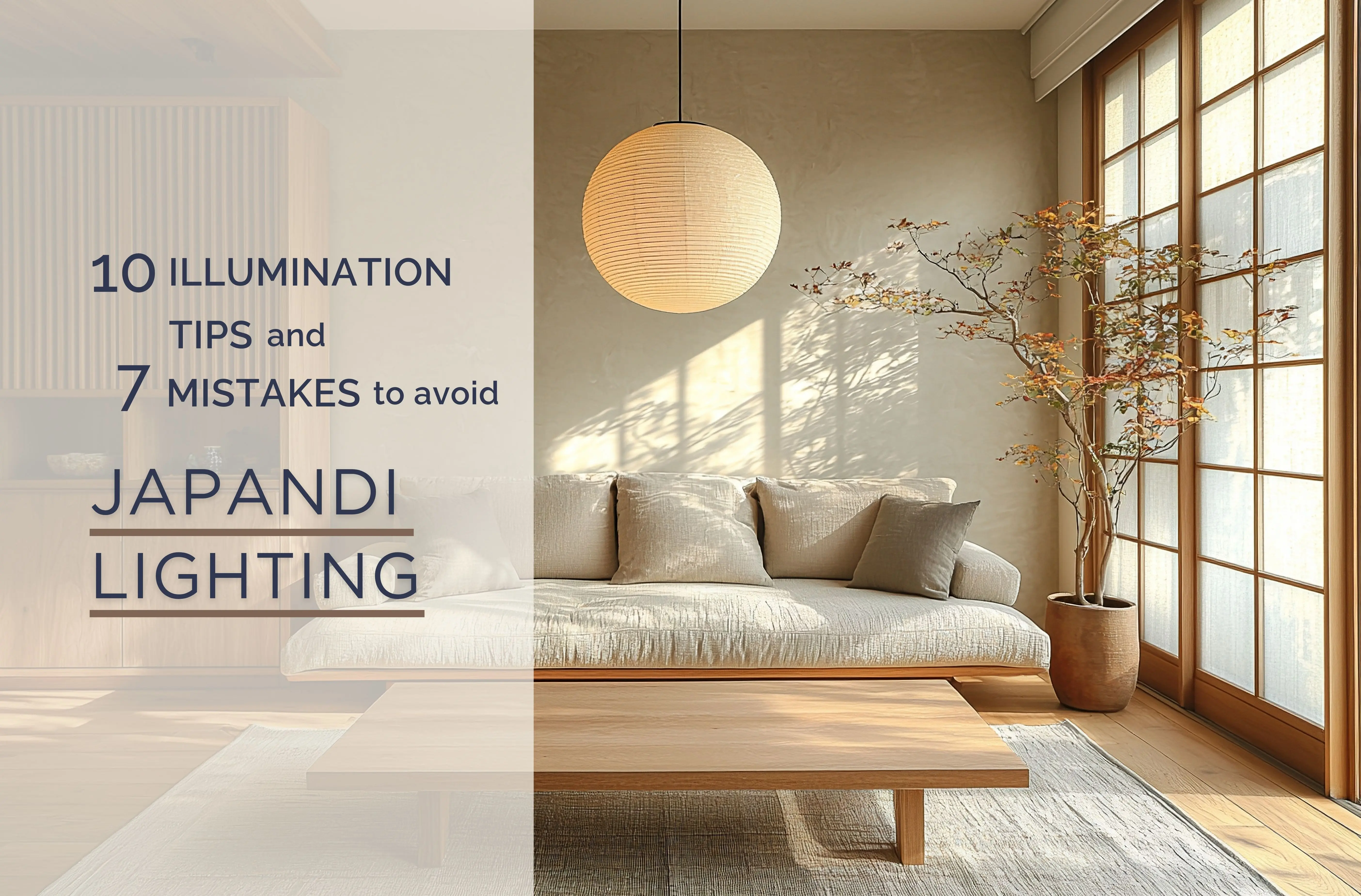 Mastering Japandi Lighting: 10 Key Illumination Tips and 7 Mistakes to Avoid