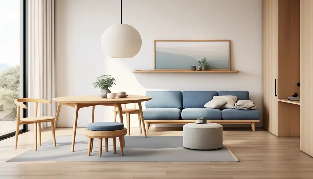 Japandi Living Room Wall.webp