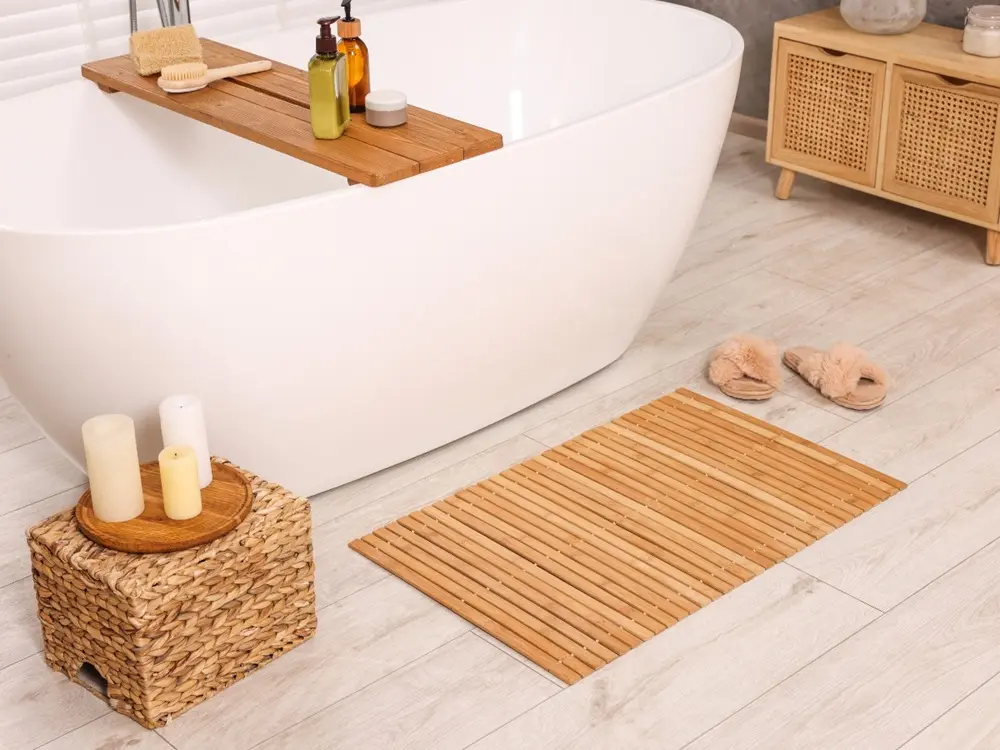 Japandi Wooden Bath Mat サイズ調整.webp