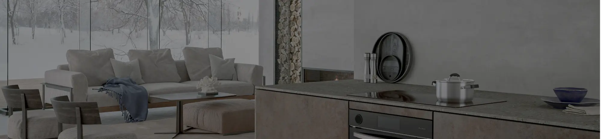 Interior color cordination with colored cooker hood vol.1