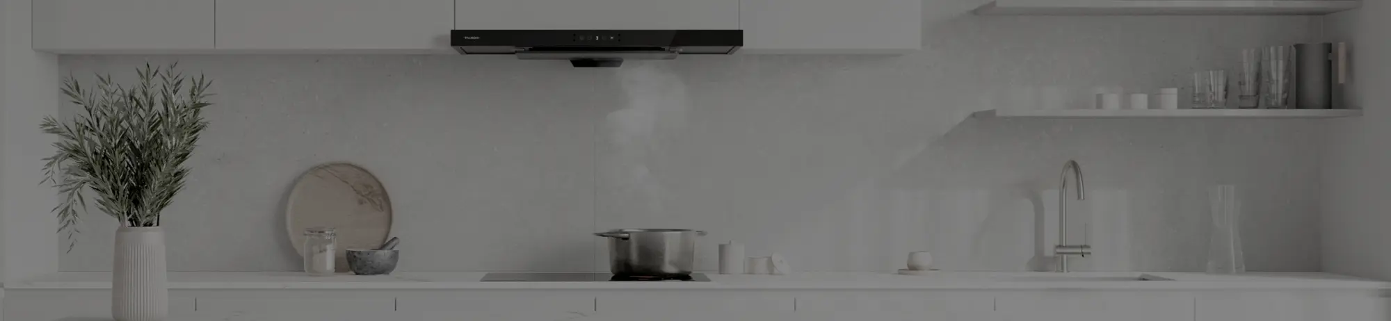 Interior color cordination with colored cooker hood vol.5