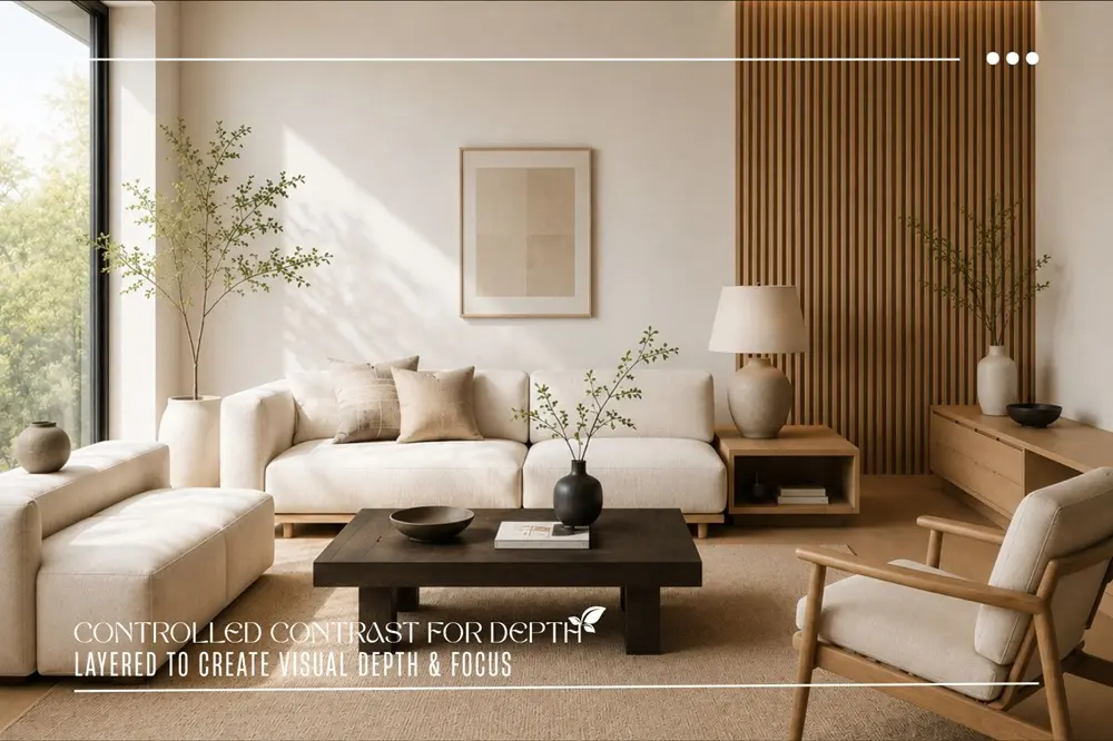 Layering Woods in Japandi Interior.webp