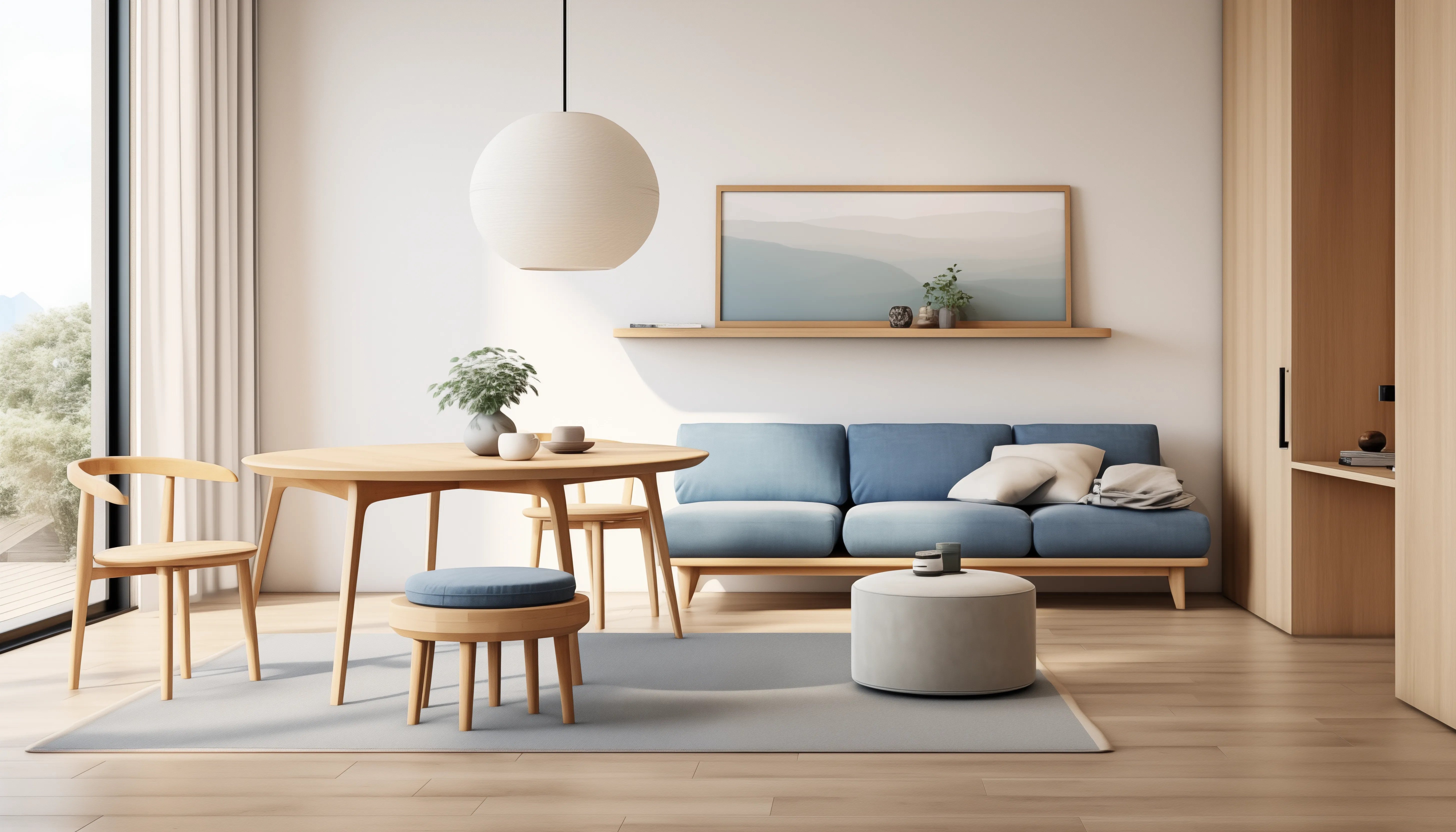 Living Room Designed with Japandi Color Palette.jpeg