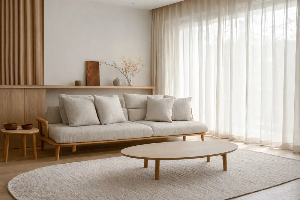 Walls as the Heart of Japandi Serenity