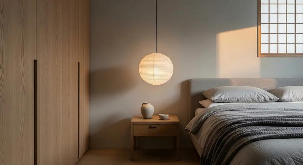 Soft Lighting and Colors in Bedroom.webp